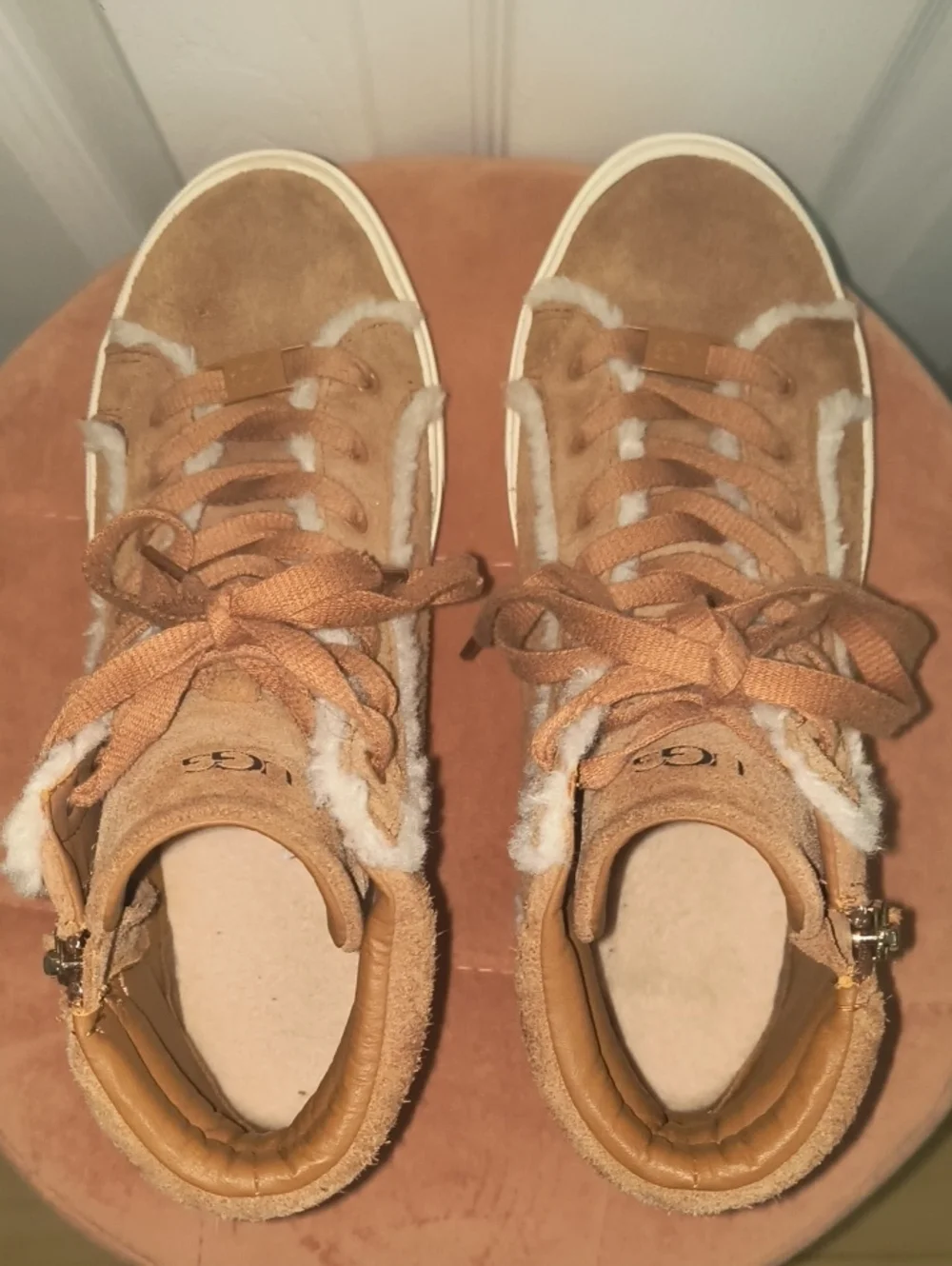 Ugg Olli Heritage High Top Sneakers Size 8